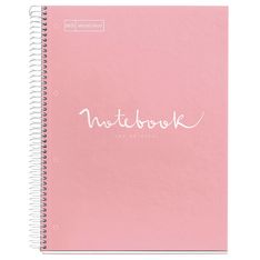 Miquelrius Notebook Emotions - Cahier à spirale - A5 - 80 feuilles - petits carreaux (5x5 mm) - rose