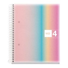 Miquelrius Notebook design Aurora - Cahier à spirale - A5 - 120 feuilles - petits carreaux (5x5 mm) - west bay