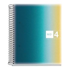 Miquelrius Notebook design Aurora - Cahier à spirale - A5 - 120 feuilles - petits carreaux (5x5 mm) - iceland