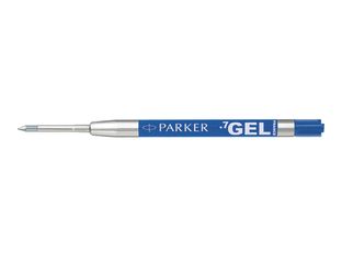 Parker Quink - Recharge - bleu - encre gel - 0.7 mm - moyen