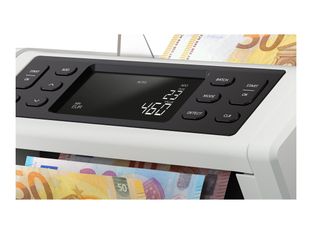 Safescan 2265 - Compteuse de billets de banque - détection des faux billets - automatique - EUR, GBP, ARS, AUD, BRL, LEV, CAD, CNY, HRK, DKK, HKD, HUF, JPY, MYR, MXN, NOK, PLN, RON, RUB, SGD, KRW, SEK, CHF, USB - gris