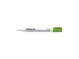 STAEDTLER Lumocolor 351 - Marqueur - pour verre, tableau blanc, porcelaine - vert clair - 2 mm