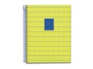 Miquelrius Lifestyle - Cahier de notes - reliure à spirale - A5 (148 x 210 mm) - 100 feuilles - petits carreaux