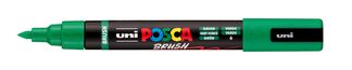 Posca - Marqueur peinture pointe moyenne brush - 1-4 mm - vert foncé