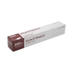 6 rouleaux de Film étirable PVC boîte distributrice - 200 x 0.44 ml 