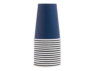 Pronappe - Tasse - Taille 7 cm diameter - 200 ml - jetable - bleu marine (pack de 15)