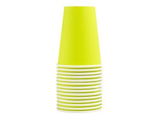 Pronappe - Tasse - Taille 7 cm diameter - 200 ml - jetable - vert kiwi (pack de 15)