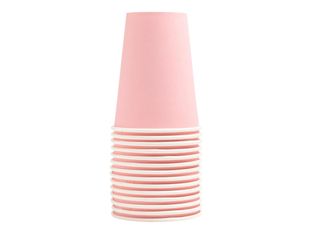 Pronappe - Tasse - Taille 7 cm diameter - 200 ml - jetable - rose (pack de 15)