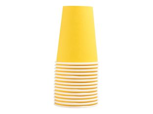 Pronappe - Tasse - Taille 7 cm diameter - 200 ml - jetable - jaune (pack de 15)