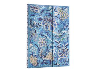 PAPERBLANKS CELEBRATE HANFU - Carnet couverture rigide - midi 125 x 180 mm - 144 pages lignées crème - Saule bleu
