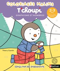 T'choupi lettres et nombres 3-4 ans petite section - coloriages malins
