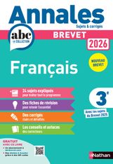 Annales bac français 2026