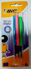 Lot de 3 stylos bille M10 - Bic - ecriture bleu