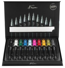 Nassau Fine Art - Lot de 10 marqueurs acryliques