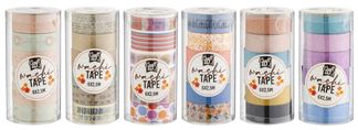 Set de 6 rouleaux de Washi tape - 2,5M 
