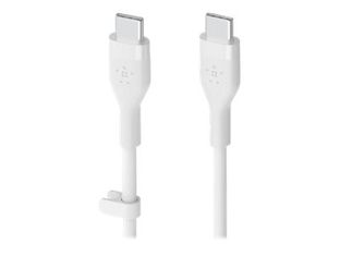 Belkin BOOST CHARGE - Câble USB - 24 pin USB-C (M) pour 24 pin USB-C (M) - 2 m - blanc
