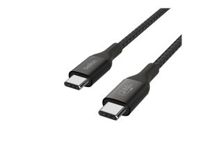 Belkin BOOST CHARGE - Câble USB - 24 pin USB-C (M) pour 24 pin USB-C (M) - USB 2.0 - 2 m - jusqu'à 240 W de puissance - noir