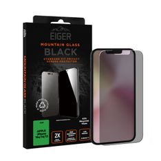 Eiger Mountain Black - Protection d'écran - verre trempé pour iPhone 13 / 14 / 16E