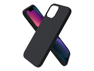 JAYM - Coque de protection pour téléphone portable - silicone liquide - noir - pour Samsung Galaxy S25+