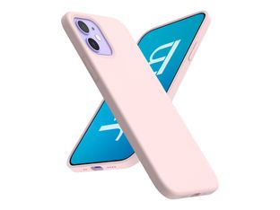 JAYM POP - Coque de protection pour téléphone portable - silicone liquide - rose