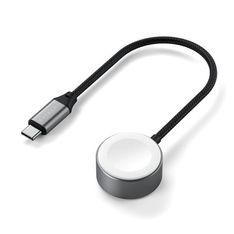Satechi - Câble de chargement de montre connectée - USB-C - 19.3 cm - gris sidéral