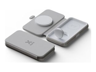 Xtorm - Adaptateur secteur / chargeur de voyage - 3 en 1 - 15W - 3 connecteurs de sortie - Certifié MFI - gris