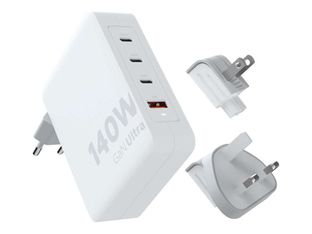 Xtorm XVC2067 - Adaptateur secteur / chargeur de voyage - GaN - 140W - connecteurs de sortie : 4 - avec câble USB-C