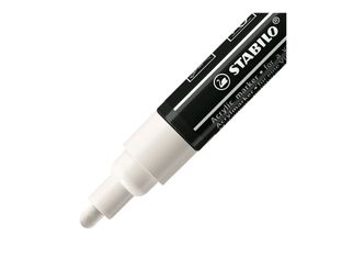 STABILO Free T300 - Marqueur - permanent - blanc - opaque - acrylique - 2-3 mm
