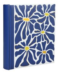 Album photos fantaisie mémo 200 ERICA "Flowers 4" pour 200 photos 10 x 15 cm coloris bleu