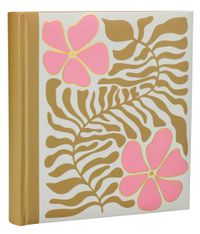 Album photos fantaisie mémo 200 ERICA "Flowers 4" pour 200 photos 10 x 15 cm coloris jaune