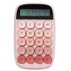 Calculatrice semi bureau SIGN "Pop petite" coloris rose dégradé