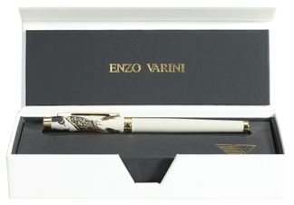 Roller ENZO VARINI "Taormina XL Bugs" motifs papillons coloris gris clair 