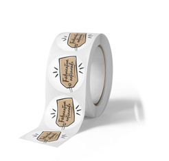 500 étiquettes autocollantes en rouleau - Ø 35 mm