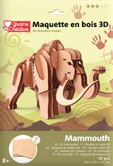 Maquette bois 3D - Mammoth - 38 piéces
