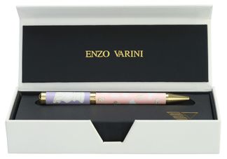 Bille ENZO VARINI "Palazzo Greek Têtes" coloris rose & violet