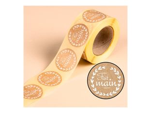 Avery - 500 Etiquettes Fait main - Adhésif décoratif - rond - 35 mm diametre - papier