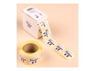 Avery - 500 Etiquettes Fabriqué en Francer - Adhésif décoratif - rond - 35 mm diametre - papier