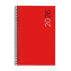 Agenda anual espiral Activa DP PP City Rojo 2026 - Català