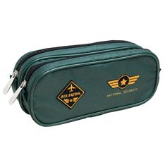 Exacompta - Trousse rectangle Airborne 2 compartiments couleurs assorties