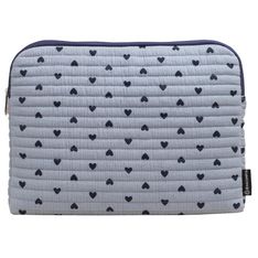 Exacompta - Housse informatique 13-14'' Cœurs bleu