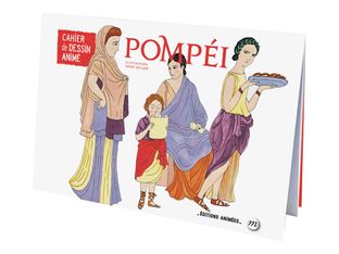 Pompéi - Cahier de Dessin Animé à colorier