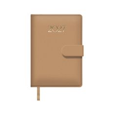 Agenda anual Dohe Pretty día por página 12,5 x 18 cm beige