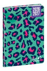 Quo Vadis - Agenda année scolaire - 2026-2027 - Hebdocolor 15 - Semainier Horizontal - Français - Canopy - Blanc - 12 mois de août à juillet - 10x15 cm
