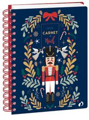 Quo Vadis - Carnet de Noël - Spiralé - Français - Carnets thématiques - Blanc - Perpétuel - 15x21 cm - Papier Clairefontaine blanc - Fabrication française