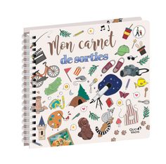 Quo Vadis - Carnet de sorties - Spiralé - Français - Carnets thématiques - Multicolore - 24x24 cm - Papier Clairefontaine blanc - Fabrication française