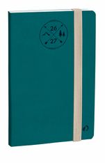 Quo Vadis - Agenda 16 mois - 2026-2027 - Président SD - Semainier Planning - Multilingue - Everest - Vert - 16 mois de septembre à décembre - 21x27 cm