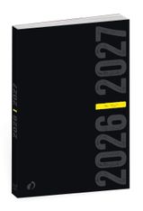 Quo Vadis - Agenda année scolaire - 2026-2027 - Eurotextagenda - Journalier - Multilingue - Welcome - Noir - 12 mois de août à juillet - 12x17 cm - Papier Clairefontaine blanc - Fabrication française