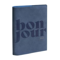 Agenda de bureau Nubia - 1 semaine sur 2 pages - 15 x 21 cm - Bleu - Exacompta