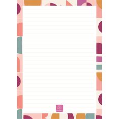Bloc notes Paloma 15 x 21 cm - Géométrique - Exacompta