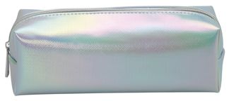 Trousse rectangulaire SCHOOL "Shine" coloris silver